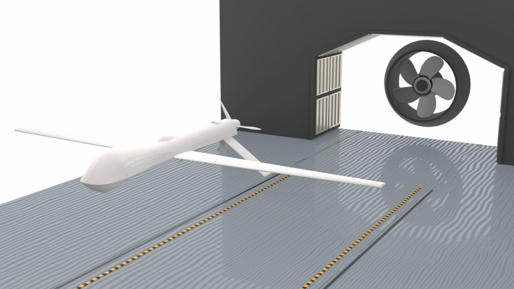 UAV tunel viento
